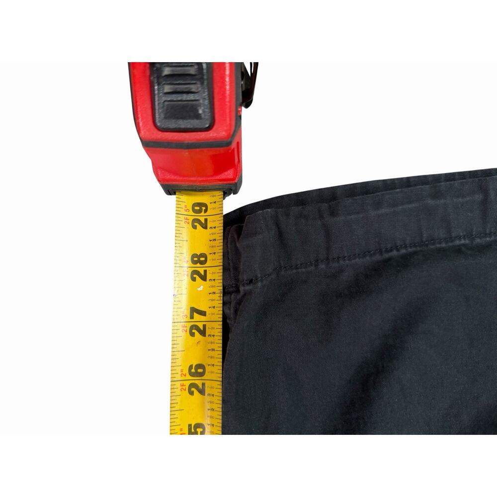 Uniqlo U Men's Black Cotton Twill Cargo Pants XXL  Relaxed Straight Pockets - Picture 5 of 9